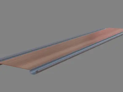 Bowling alley Low-poly 3D model purchase