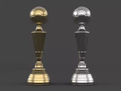 Trophy Cups 3D model 16