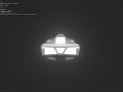 NPC Microchip Car Free 3D model