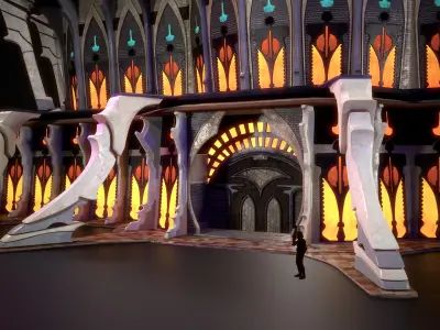 Star wars Utapau city pack vol1 Low-poly 3D model