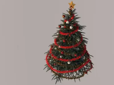 Christmas tree 3D model