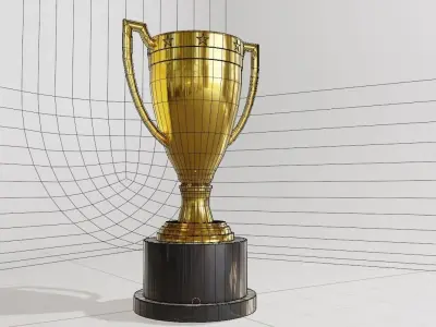 competition trophy cup 3D model