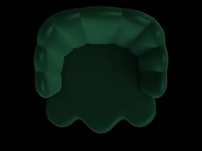 Folsom Armchair 3D model