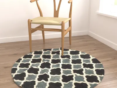 Rugs No 728 Low-poly 3D model