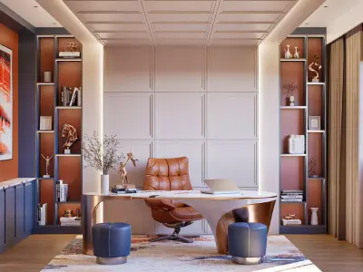 Contemporay Luxury Office 3D model