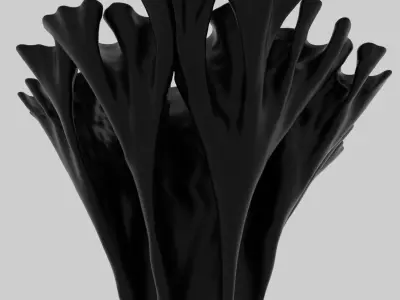 Abstract Coral Formation 3D model
