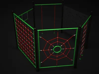 Teenagers Outdoors Toys 3D model