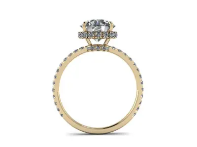 Diamond Jewelry Ring 009 3D print model