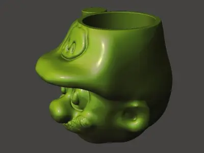 Mario mug 3D print model