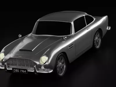Aston martin DB5 3D model buy