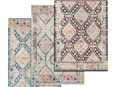 Rug Set 2167 3D model