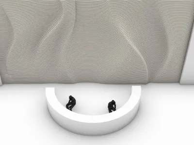 Parametric Wall 02 3D model