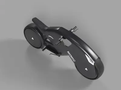 Electric Bike  Low-poly 3D model