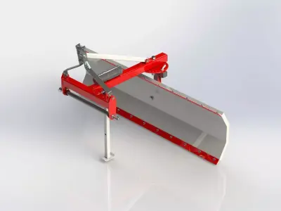 WG 1015 - Rear mounted blade 100 - 250 3D model