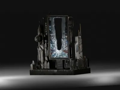 Cyberpunk Pack Bundle City Collection Low-poly 3D model