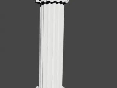 Column Free low-poly 3D model purchase