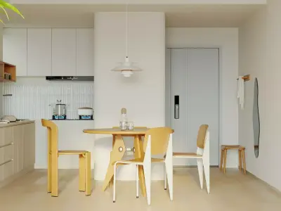 Dining Room Colection 06 for Unreal Engine 3D model