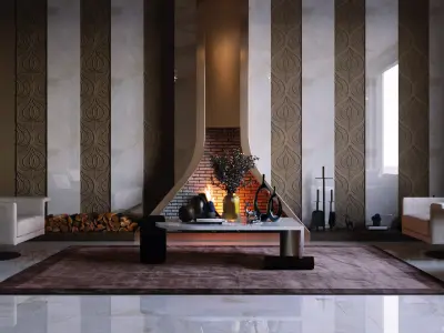 Interior - Livingroom - 020224 3D model