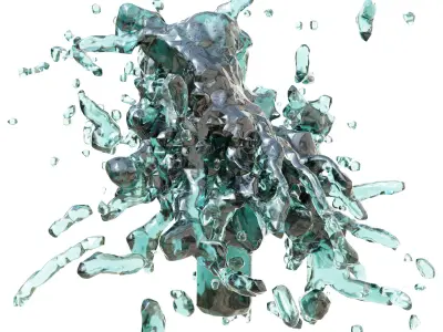 9 Water fountain 3D model