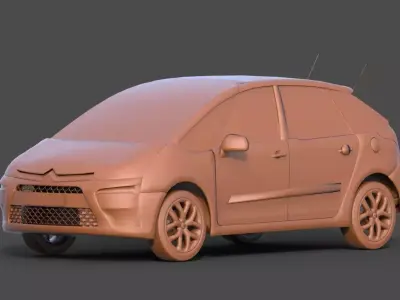 Citroen C4 Picasso 3D print model
