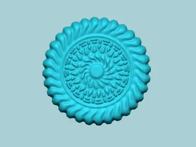 Cookie Mould 07 - Biscuit Silicon Molding 3D print model