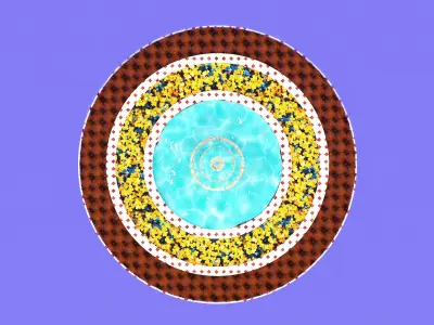 Fountain chair 3D model