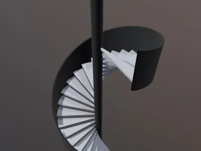 Spiral stair 2023-0005 3D model