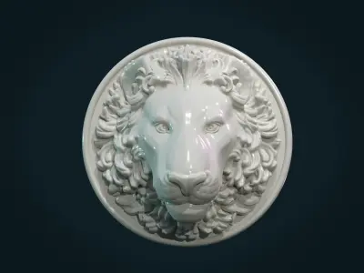 Lion Head 3D print model