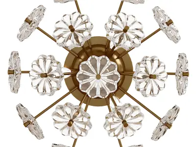 Lampatron MOIRA Ceiling Chandelier Low-poly 3D model