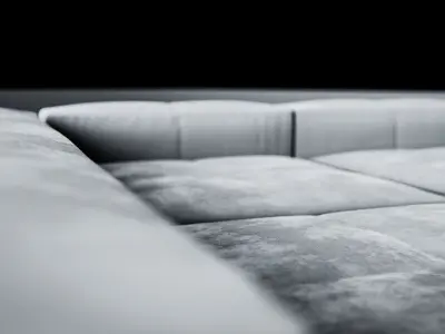 Modern Sofa HighPoly LowPoly 3D model