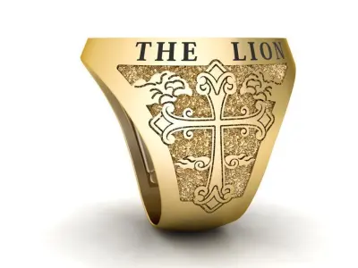 The Lion RIng 3D print model