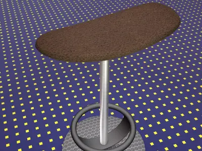 Leder Seat Free 3D model