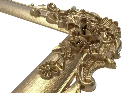Carved Picture Frame 3D model