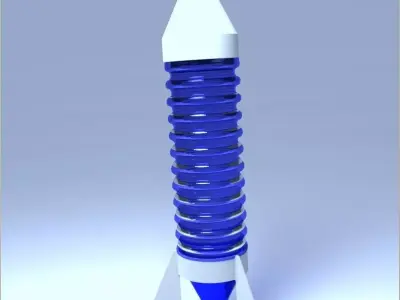 WATER ROCKET 3D print model