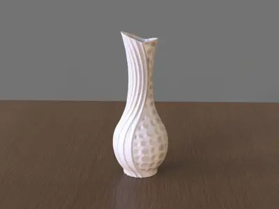 RIBBED VASE 3D model