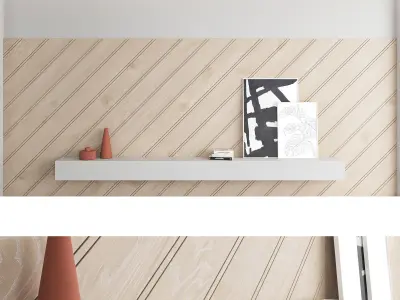 Decorative wall panel set 9 3D model