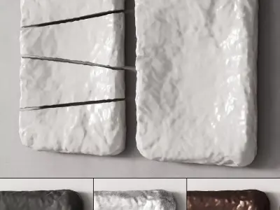 471 decorative wall art 22 abstract sliced stone 3D model