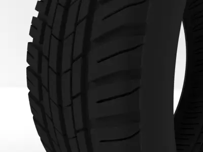 Car tire 3D model