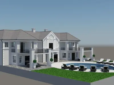 Palm Beach Gardens Mansion 3D model
