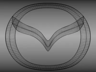 Mazda logo 3D model