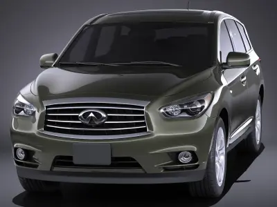 Infiniti JX 2017 VRAY 3D model