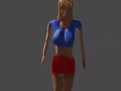This Girlse Low-poly 3D model by alexandr741