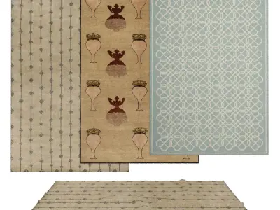Rugs No 627 Low-poly 3D model