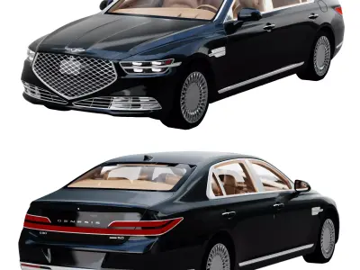 Genesis G90 2020 3D model