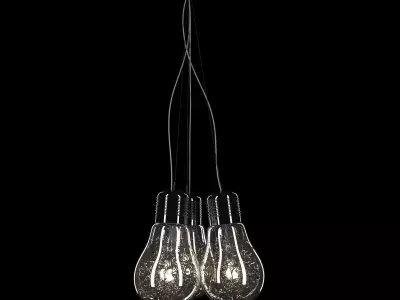 ideal lux luce max chandelier 3D model