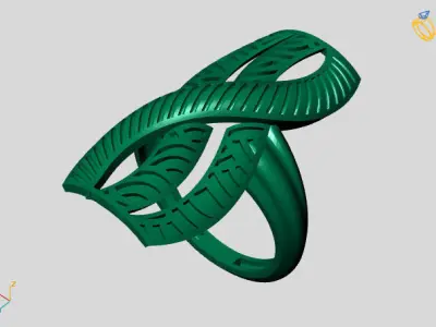 Women Ring STL Womens Ring 3d models 3D print model 3D print model 3