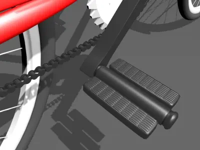 Red Bike 3D model