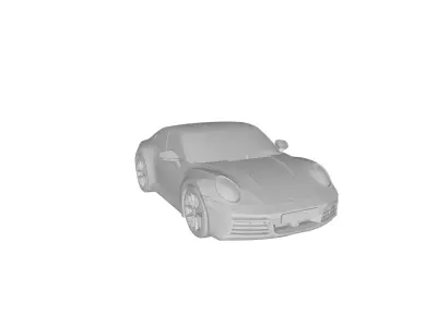 Porsche 911 922 3D Printable Car Model 3D print model