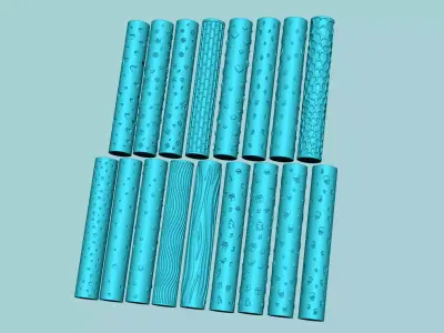 17 Texture Rolls Collection - Decoration Maker