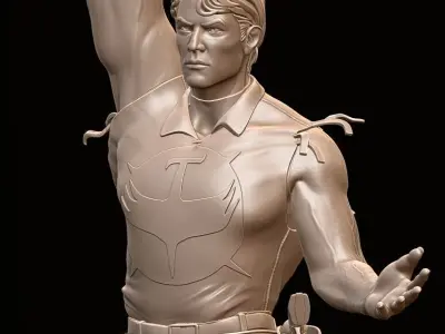 Zagor Dynamic Heroic Figure  3D Printable Collectible Statue 3D print model